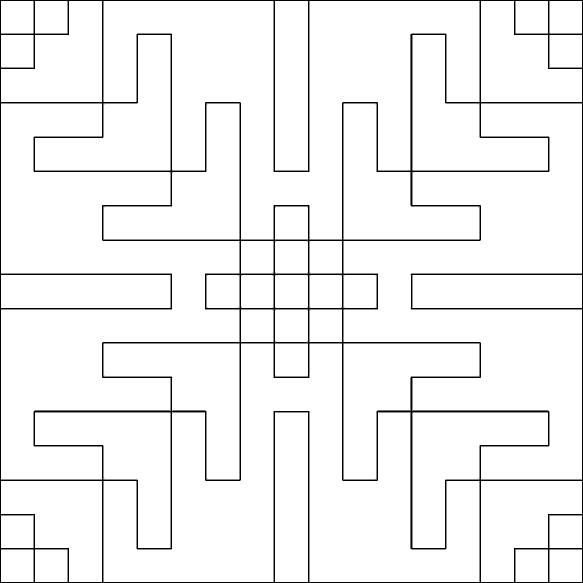 Pattern 106, Snowflake barn quilt pattern thumbnail